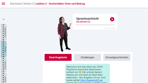 Beispiel für Sprachnachricht