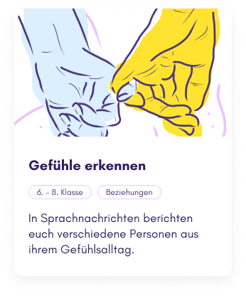 Vorschau Lektion: Gefühle erkennen